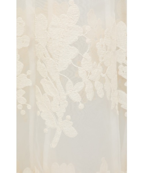 CLANE(クラネ)の「CLANE/クラネ/SHEER FLOWER LACE SKIRT(スカート・レディース・アイボリー・1)」の7枚目の写真