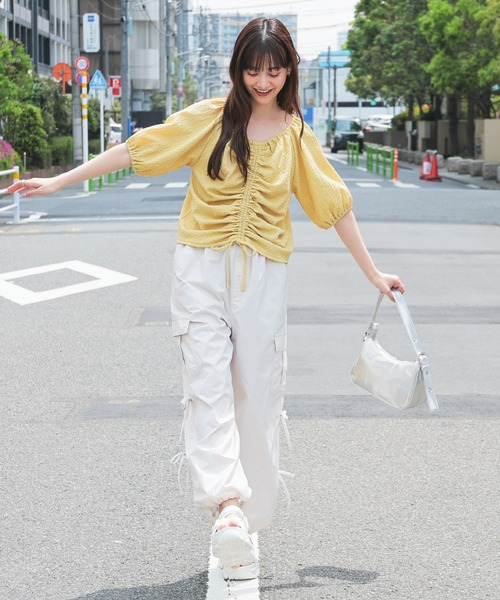 前ドロストトップス（Tシャツ/カットソー）｜Honeys（ハニーズ