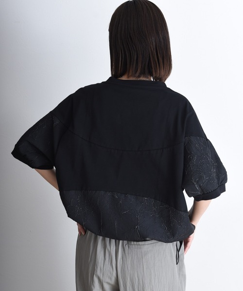 エイミーロウ セール】4TEXカットジャガードトップス（Tシャツ/カットソー