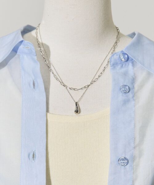 AMERICAN HOLIC（アメリカンホリック）の「2連ドロップトップネックレス（ネックレス・レディース・ゴールド/シルバー・FREE）」の11枚目の写真