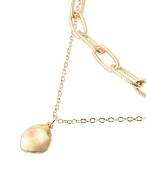 AMERICAN HOLIC（アメリカンホリック）の「2連ドロップトップネックレス（ネックレス・レディース・ゴールド/シルバー・FREE）」の13枚目の写真