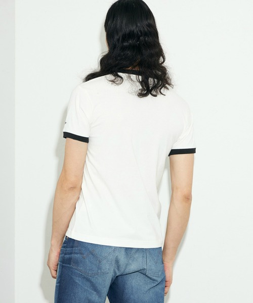 Lee（リー）の「Lee/リー【BEATLES】プリントリンガーTシャツ（Tシャツ/カットソー・メンズ・ホワイト系その他2/ホワイト系その他3・X-SMALL/SMALL/MEDIUM/LARGE）」の4枚目の写真