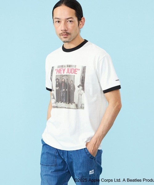 Lee（リー）の「Lee/リー【BEATLES】プリントリンガーTシャツ（Tシャツ/カットソー・メンズ・ホワイト系その他2/ホワイト系その他3・X-SMALL/SMALL/MEDIUM/LARGE）」の12枚目の写真
