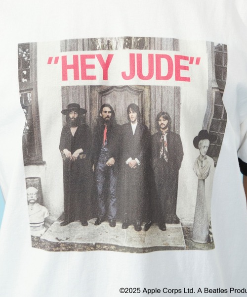 Lee（リー）の「Lee/リー【BEATLES】プリントリンガーTシャツ（Tシャツ/カットソー・メンズ・ホワイト系その他2/ホワイト系その他3・X-SMALL/SMALL/MEDIUM/LARGE）」の13枚目の写真