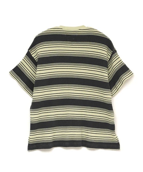 FACETASM（ファセッタズム）の「FACETASM/ファセッタズム WAFFLE KNIT TEE 半袖Tシャツ（Tシャツ/カットソー・メンズ・ミント/チャコール・5）」の3枚目の写真