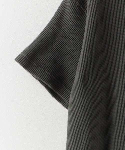 FACETASM（ファセッタズム）の「FACETASM/ファセッタズム WAFFLE KNIT TEE 半袖Tシャツ（Tシャツ/カットソー・メンズ・ミント/チャコール・5）」の8枚目の写真