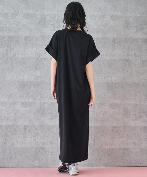 ANAP(アナップ)の「フォトプリント Tシャツ ワンピース(ワンピース・レディース・ブラック/ライトグレー・FREE)」の16枚目の写真