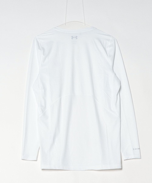 UNDER ARMOUR(アンダーアーマー)の「UAアイソチル フィッティド ロングスリーブ Vネックシャツ(ゴルフ/メンズ)(Tシャツ/カットソー・メンズ・ホワイト・XL/M/L/S/2XL)」の9枚目の写真