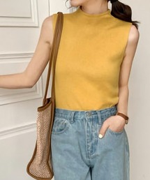 レディースのタンクトップ（イエロー/黄色系）ファッション通販