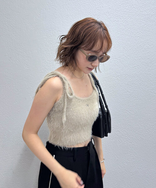 mline（エムライン）の「[mline]meシャギーベスト（ベスト・レディース・ベージュ/ピンク/アイボリー・FREE）」の22枚目の写真