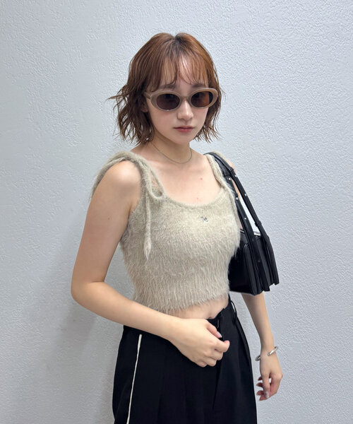 mline（エムライン）の「[mline]meシャギーベスト（ベスト・レディース・ベージュ/ピンク/アイボリー・FREE）」の20枚目の写真