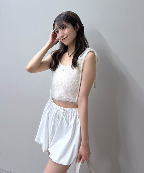 mline（エムライン）の「[mline]meシャギーベスト（ベスト・レディース・ベージュ/ピンク/アイボリー・FREE）」の17枚目の写真