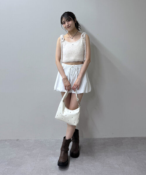 mline（エムライン）の「[mline]meシャギーベスト（ベスト・レディース・ベージュ/ピンク/アイボリー・FREE）」の13枚目の写真