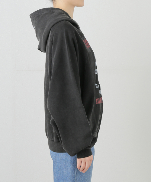 Oriens JOURNAL STANDARD(オリエンス ジャーナルスタンダード)の「【Praying/プレイング】 Girl and Cigarette Hoodie PRAY240887-0(パーカー・レディース・ブラック・X-SMALL)」の12枚目の写真