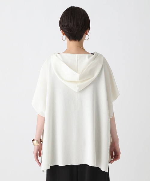 Elura（エルーラ）の「サマープロテクトフードジレ/495592（カーディガン/ボレロ・レディース・ホワイト/ブラック・FREE）」の9枚目の写真