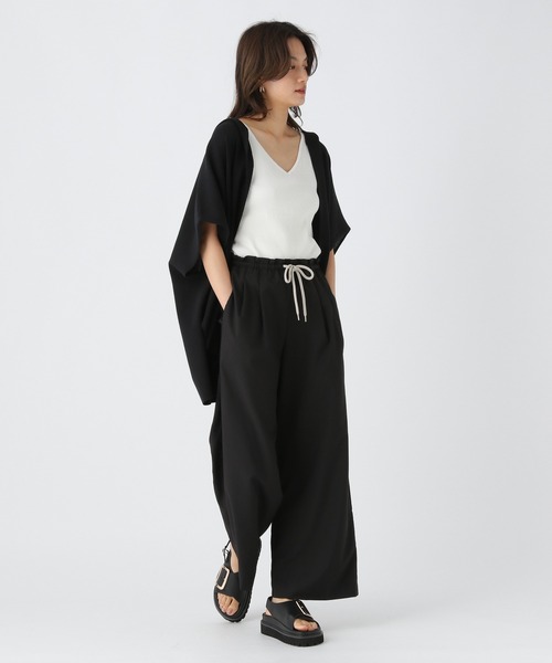 Elura（エルーラ）の「サマープロテクトフードジレ/495592（カーディガン/ボレロ・レディース・ホワイト/ブラック・FREE）」の22枚目の写真