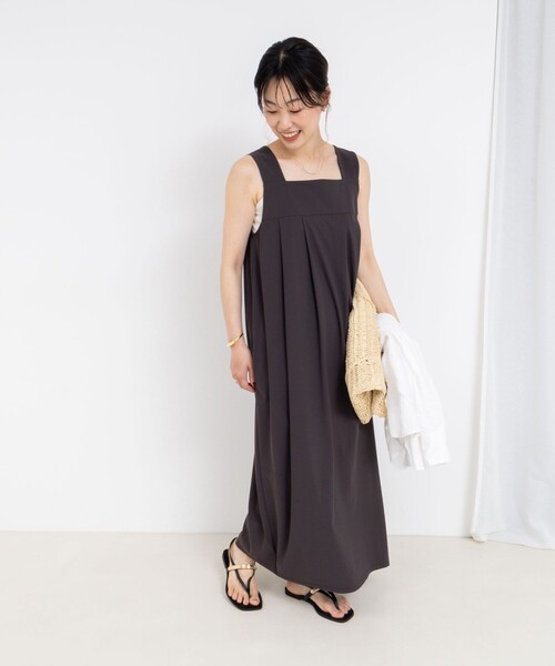 美品★NOLLEY'Sノーリーズ　ECO割繊パール釦ワンピース ◇【WEB限定】ECO割繊パール釦ワンピース | ノーリーズ(NOLLEY'S