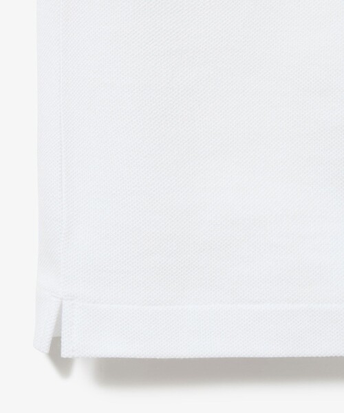 LACOSTE(ラコステ)の「コットン鹿の子 メッシュカラー バックボタンノースリーブポロシャツ(ポロシャツ・レディース・ブラック/ホワイト・34/36/40/38)」の19枚目の写真
