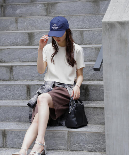 FREE'S MART(フリーズマート)の「ヴィンテージ加工サイドベルトT(Tシャツ/カットソー・レディース・ブラック/ホワイト/ブラウン・FREE)」の21枚目の写真