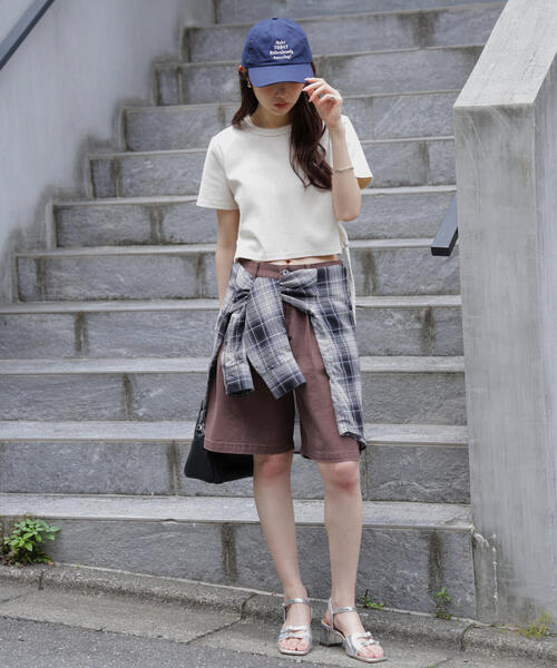 FREE'S MART(フリーズマート)の「ヴィンテージ加工サイドベルトT(Tシャツ/カットソー・レディース・ブラック/ホワイト/ブラウン・FREE)」の22枚目の写真