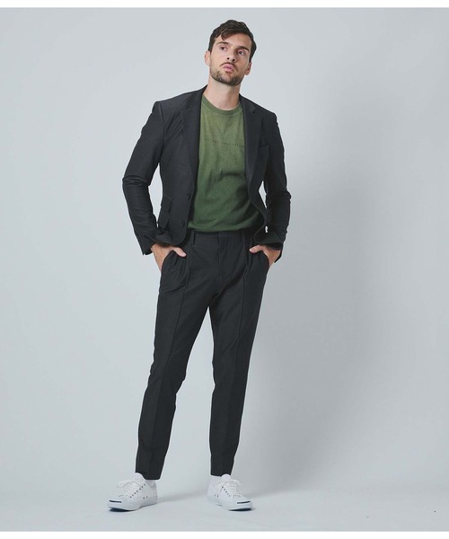 junhashimoto(ジュンハシモト)の「GMT PANTS(スラックス・メンズ・カーキ/チャコールグレー・3/5/4/2/6)」の13枚目の写真