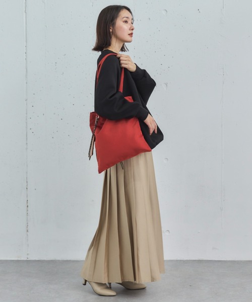 Doux archives（ドゥアルシーヴ）の「ランダムプリーツスカート（スカート・レディース・ネイビー/ベージュ/アイボリー・FREE）」の9枚目の写真