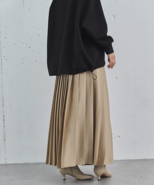 Doux archives（ドゥアルシーヴ）の「ランダムプリーツスカート（スカート・レディース・ネイビー/ベージュ/アイボリー・FREE）」の22枚目の写真