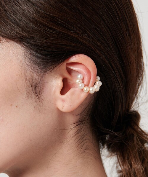 les bonbon＞ORBIT パール イヤーカフ M（イヤーカフ）｜les bonbon
