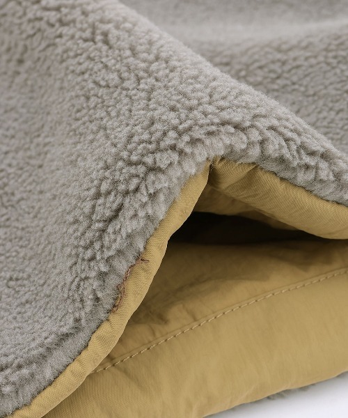 チチカカ（チチカカ）の「ボア×キルトリバーシブルコート（モッズコート・レディース・アイボリー/グレー/ブラック・FREE）」の12枚目の写真