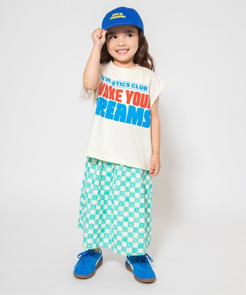 BREEZE(ブリーズ)の「【WEB限定/2Pセット】ボーダー半袖Tシャツ_ジュニア対応(Tシャツ/カットソー・キッズ・オフホワイト/ネイビー/レッド・110/100/90/80/140/130/120)」の7枚目の写真