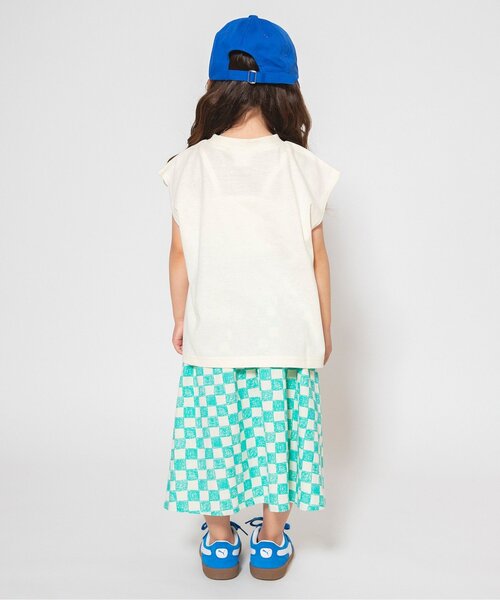 BREEZE(ブリーズ)の「【WEB限定/2Pセット】ボーダー半袖Tシャツ_ジュニア対応(Tシャツ/カットソー・キッズ・オフホワイト/ネイビー/レッド・110/100/90/80/140/130/120)」の8枚目の写真