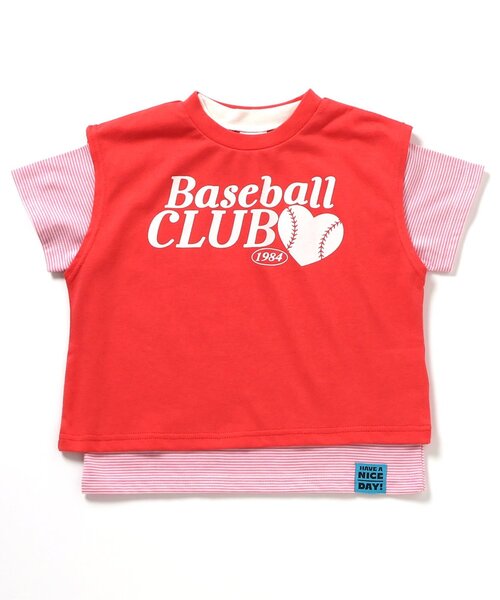 BREEZE(ブリーズ)の「【WEB限定/2Pセット】ボーダー半袖Tシャツ_ジュニア対応(Tシャツ/カットソー・キッズ・オフホワイト/ネイビー/レッド・110/100/90/80/140/130/120)」の22枚目の写真