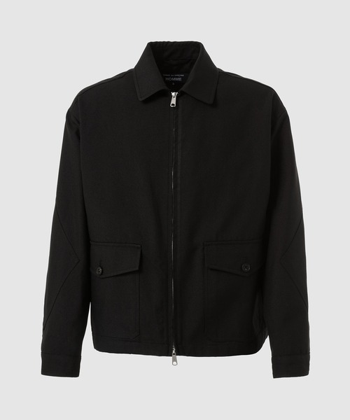 エンフォルド　22AW/ソフトラムメルトンブルゾン　サイズ36 ESTEL SERGE ZIP BLOUSON（ブルゾン）｜COMME des GARCONS HOMME