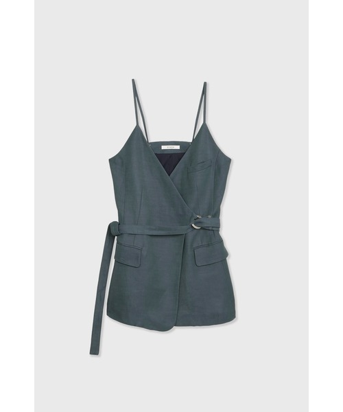 CINOH(チノ)の「LINEN GILET(ベスト・レディース・ベージュ/グレー・36/38)」の8枚目の写真