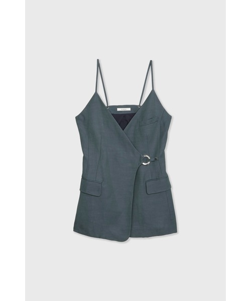 CINOH(チノ)の「LINEN GILET(ベスト・レディース・ベージュ/グレー・36/38)」の10枚目の写真