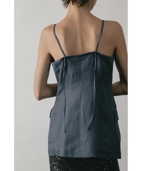CINOH(チノ)の「LINEN GILET(ベスト・レディース・ベージュ/グレー・36/38)」の14枚目の写真