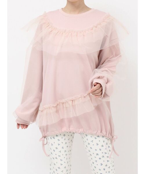 merry jenny 新品 ホワイト switchレーススウェット merry jenny（メリージェニー）の「Cinnamorollトレーナー