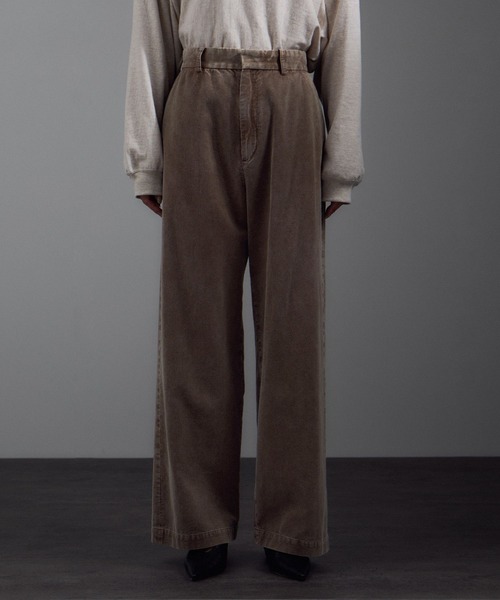SALON adam et rope'(サロン アダム エ ロペ)の「フェードコーデュロイパンツ / セットアップ対応(その他パンツ・レディース・ピンク/ブラウン/チャコールグレー・M/S)」の12枚目の写真