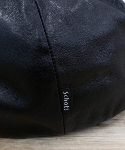 LEATHER B.B CAP（キャップ）｜schott（ショット）のファッション通販