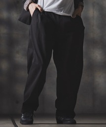 mp13870-Wide-leg trousers-stretch chino cloth- チノパンツ