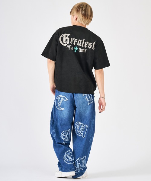 セール】高級な立体人気の刺繍ロゴTシャツ（Tシャツ/カットソー