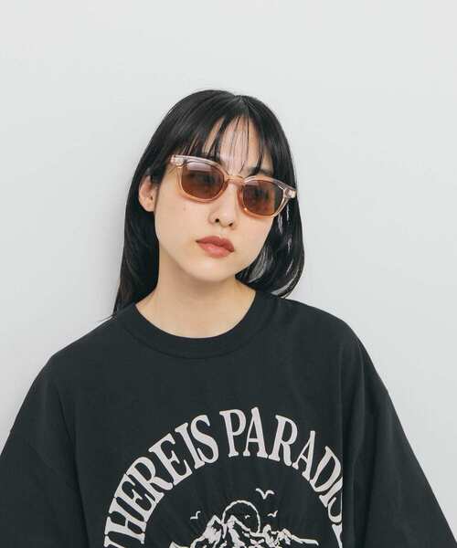 KBF（ケイビーエフ）の「ウェリントンフレームサングラス（メガネ・レディース・ブラウン/グレー系その他/ブラック・ONE）」の10枚目の写真