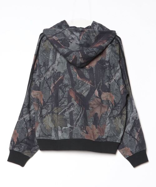 adidas(アディダス)の「カモ フード付き フルジップ / アディダスオリジナルス adidas Originals(パーカー・メンズ・ブラック・3XL/XX-LARGE/SMALL/MEDIUM/X-SMALL/X-LARGE/LARGE)」の6枚目の写真