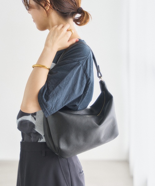 MILOS（ミロス）の「MILOS/ミロス ワンハンドルソフトBAG（ショルダーバッグ・レディース・ブラック/ブラウン・FREE）」の2枚目の写真