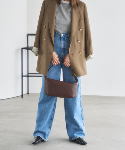 MILOS（ミロス）の「MILOS/ミロス ワンハンドルソフトBAG（ショルダーバッグ・レディース・ブラック/ブラウン・FREE）」の3枚目の写真