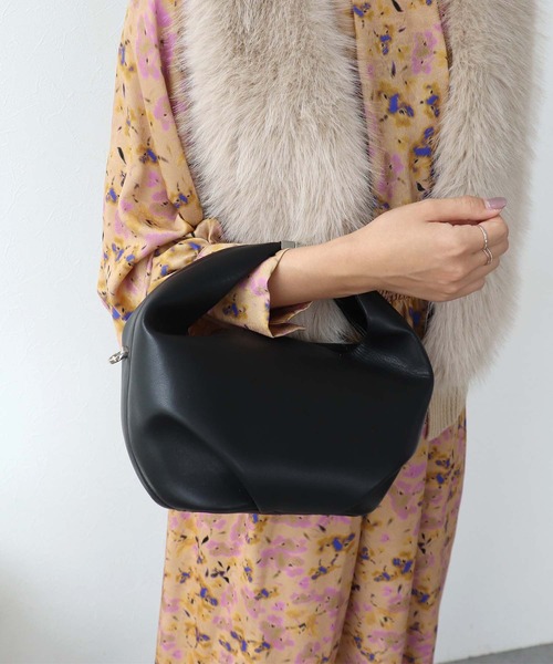 Three Four Time（ｽﾘｰﾌｫｰﾀｲﾑ）の「メタルポイントショルダーBAG（ショルダーバッグ・レディース・ワインレッド/グリーン/ブラック/キャメル・FREE）」の2枚目の写真