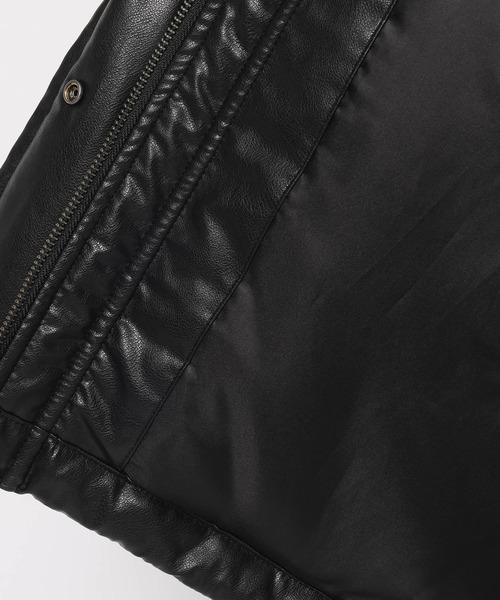 LOWRYS FARM（ローリーズファーム）の「レザーモンスターショートコート 580468（ブルゾン・レディース・ブラック・FREE）」の17枚目の写真