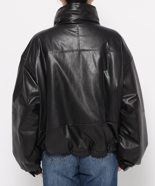 レザーモンスターショートコート 580468（ブルゾン）｜LOWRYS FARM