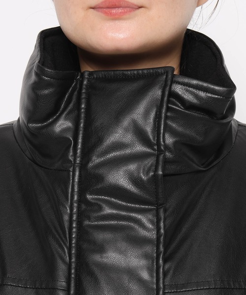 レザーモンスターショートコート 580468（ブルゾン）｜LOWRYS FARM