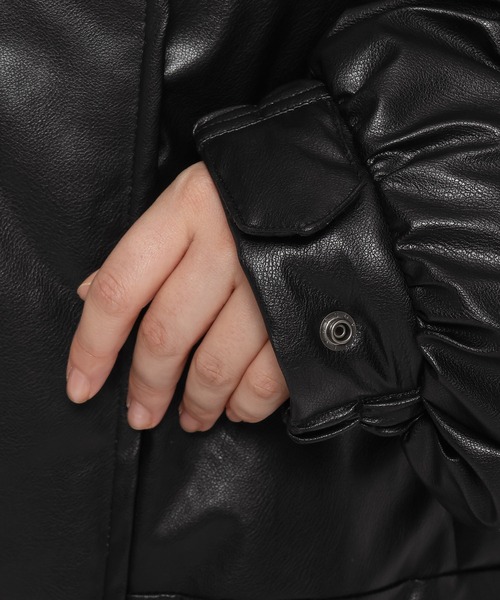 レザーモンスターショートコート 580468（ブルゾン）｜LOWRYS FARM